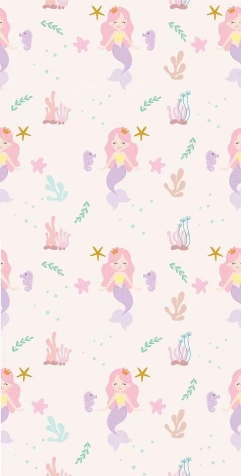 Mermaids Wallpaper, Mermaid Wallpaper, Pastel Prints, Mermaid Cartoon, Mermaid Wallpapers, Wallpaper Wa, Iphone Lockscreen Wallpaper, Disney Phone Wallpaper, Hippie Wallpaper