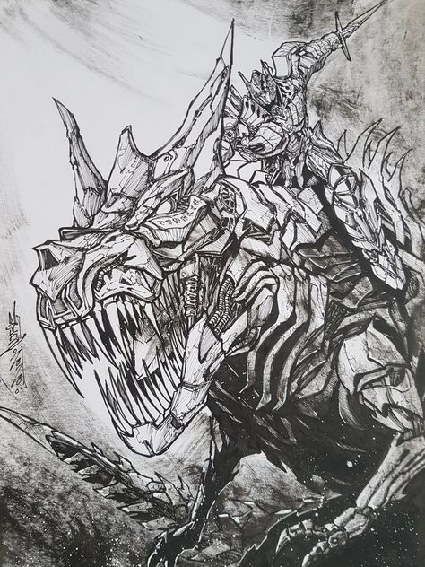 Transformers Prime Drawings, Transformers Illustration Art, Transformers Grimlock Art, Transformers Sketch Drawings, Transformers Comic Art, Grimlock Transformers, Transformers Poster, Optimus Prime Art, Transformers Drawing