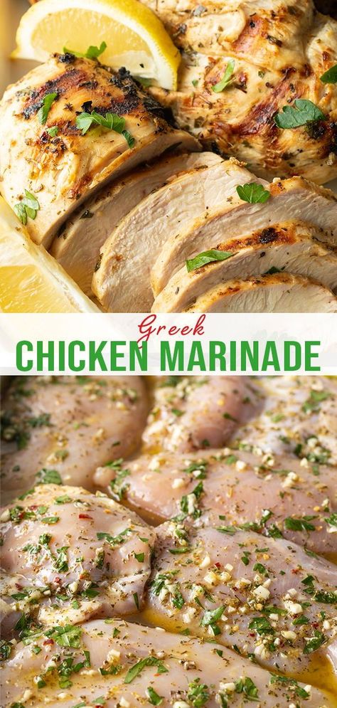 Blackstone Greek Chicken, Lemon Garlic Chicken Kabobs, Chicken Marinades Baked, Marinated Mediterranean Chicken, Easy Greek Chicken Marinade, Greek Chicken Marinade For The Grill, Greek Lemon Chicken Marinade, Greek Chicken Recipes Marinade, Medditeranean Chicken Marinade