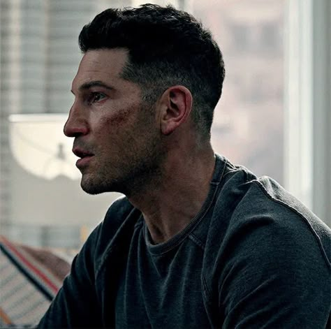 Punisher Haircut, Frank Castle Icon, John Bernthal, Frank Castle Punisher, Rose Wilson, Frank Castle, Jon Bernthal, Faded Hair, Hate Men