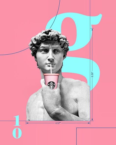 Keep it simple . . #poster #posterdesign #design #graphicdesigner #michelangelo #david #sculpture #typography #typographydesign #rgb #art… Michelangelo David, David Sculpture, Simple Poster, Keep It Simple, Pop Art, Typography, Sculpture, Collage, Pink