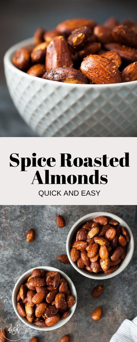 Spiced Roasted Almonds, Roasted Almonds Recipe Healthy, Almond Snacks Healthy, Recipes Using Whole Almonds, Roasted Almonds Recipe Savory, What To Do With Almonds, Raw Almond Recipes, Seasoned Almonds Recipes, Almond Recipes Healthy