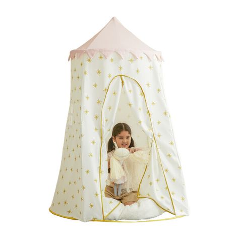 Pop-Up Playhouse, Gold Starburst - Play Kids Pretend Play, Play Tents & Vanities - Maisonette Imagination Toys, Play Tents, Kids Pretend Play, Gold Starburst, Play Spaces, Pop Up Tent, Play Tent, Holiday Pajamas, Boy Accessories