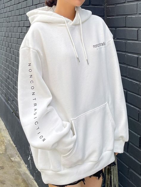 White Sweatshirt Outfit, White Hoodie Outfit, Hoddies Outfits, Stylish Outfits Casual, Trendy Shirt Designs, Womens Trendy Dresses, Hoodie Aesthetic, Pajama Outfits, Stylish Hoodies