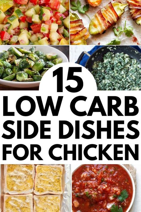 Looking for some delicious and quick to make keto sides for chicken? Look no further than these 15 easy keto chicken side dishes recipes. Sides For Fried Chicken, Chicken Side Dishes, Healthy Sides For Chicken, Carb Side Dishes, Keto Chicken Wings, Baked Chicken Strips, Low Carb Side, Sides For Chicken, Keto Sides