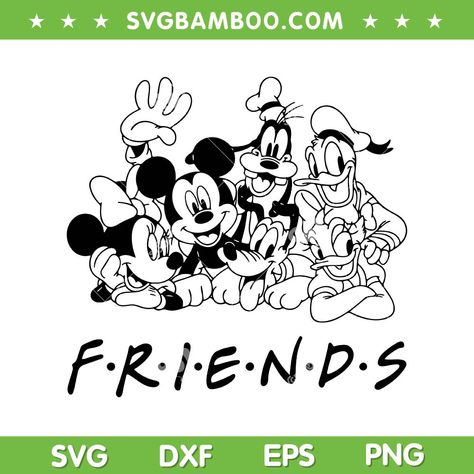 Mickey And Friends Svg, Friends Svg, Family Trip, Mickey And Friends, Family Travel