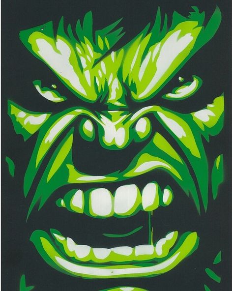 Cranking the hulk #greenmachine #theavengers #hulksmash #hulk #stencil… Hulk Stencil, Hulk Canvas Painting, Hulk Painting, Hulk Fan Art, Hulk Artwork, Hulk Art, Hulk Smash, The Hulk, Aw Yeah