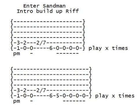 Enter sandman intro two Enter Sandman Tab, Enter Sandman Metallica, Where Is My Mind Guitar Tab, Where Is My Mind Tabs Guitar, Enter Sandman Guitar Tab, Fly Me To The Moon Guitar Tab, Enter Sandman, Metal Songs, Electric Guitar Lessons