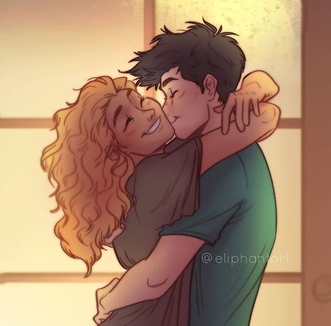 Percabeth Fan Art, Percy Jackson Fanfic, Books Fanart, Percy Jackson Comics, Percy Jackson Wallpaper, Weary Soul, Percy Jackson Ships, Dibujos Percy Jackson, Percy Jackson Cast