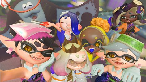 Splatoon Video, Splatoon Squid Sisters, Splatoon Squid, Splatoon Memes, Splatoon Art, People Come And Go, Splatoon 3, Squid Games, Fire And Ice