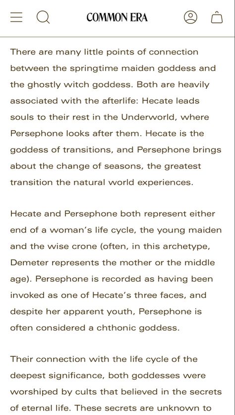 persephone and hecate connection greek mythology Persephone And Hecate, Persephone Mythology, Witchy Things, Women Life, Underworld, Life Cycles, Changing Seasons, Greek Mythology, Natural World