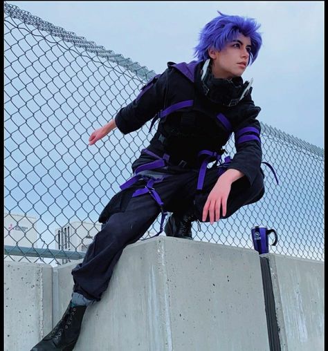 Original post by readysetrose_ on instagram Shinsou Hitoshi Hero Costume, Hitoshi Shinso Cosplay, Shinsou Hitoshi Cosplay, Shinso Cosplay, Mha Roleplay, Rp Post, System Alters, Shinso Hitoshi, Shinsou Hitoshi