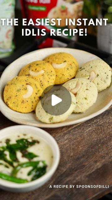 Spoons of Dilli on Instagram: "•Tastiest MTR Idli Recipe•😍 Celebrating World idli day in style this March 30th with @mtr_foods .  Made my favourite MTR Rava Idli and MTR Masala Rava Idli in 3 easy steps for breakfast today. I like to add vegetables to give a healthy twist to these delicious idlis!   How do you like to eat your MTR Idlis? Tag us and @mtr_foods on your Tastiest MTR idli recipes and stand a chance to win exciting hampers!  #idli #idlisambhar #idlichutney #idlirecipevideo #easyrecipe #quickrecipe #southindianfood #southindianrecipes #ravaidli #foodreels #recipereels #delhi #delhifood #delhifoodie #delhifoodblogger #food #foodporn #foodie #foodstagram #foodblogger #dosa #dosalover #spoonsofdilli #mtridli" Masala Idli Recipe, Idli Recipes, Sambar For Idli, How To Make Sambar For Idli, Masala Idli, Idli Recipe With Idli Rava, Idli Chutney, Thatte Idli, Hyderabadi Spot Idli