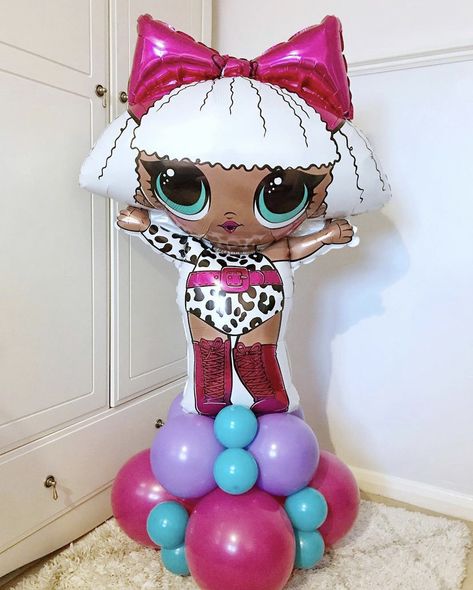 Lol Surprise Balloon Garland, Birthday Balloon Ideas, Party Pantry, Lol Doll Party, Lol Surprise Party, Lol Birthday, Lol Party, Magic Party, 6 Birthday