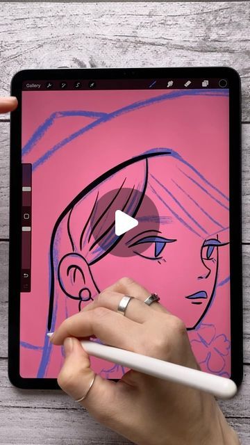 Tools for Procreate | Brushes for digital art | How to make lines smoother? | Instagram Procreate Sketches Drawings, Different Lines, Procreate Brushes, Art How, Drawing Sketches, Digital Painting, Art Painting, Digital Art, Tools