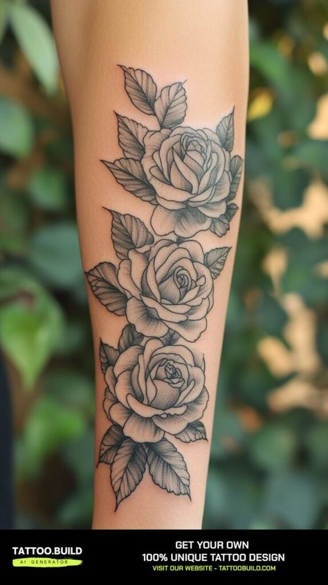 Inspirational Ladies Forearm Tattoo Ideas to Wow Your Ink Collection Tattoo Build Backside Of Forearm Tattoo Women, Inner Forearm Sleeve Tattoo Women, Forearm Tattoo Women Flowers, Inner Forearm Tattoos For Women, Inner Forearm, Inner Forearm Tattoo, Free Tattoo Designs, Forearm Tattoo Design, Beautiful Flower Tattoos