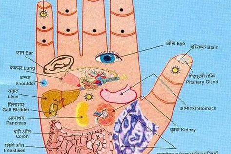 Acupressure uses certain points on the body to induce healing. These points can be on the hands, feet and ears. Acupressure Therapy, Medicine Notes, Hand Reflexology, Holistic Therapies, Acupuncture Points, Acupressure Points, Body Energy, Shoulder Pain, Pressure Points