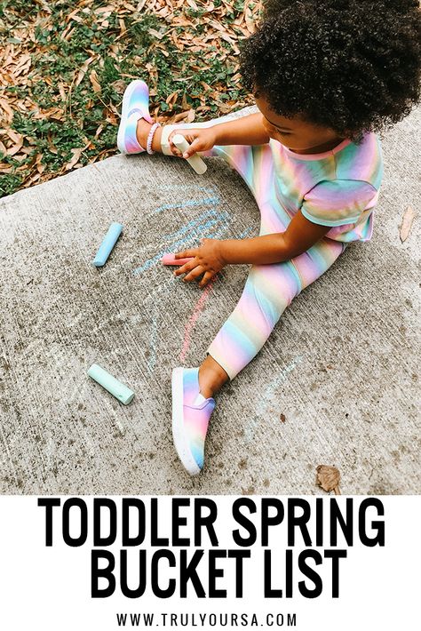 Toddler Spring Bucket List - Truly Yours, A. Toddler Spring Bucket List, Girl Empowerment Activities, Empowerment Activities, Outdoor Tea Parties, Spring Bucket List, Spring Toddler, Spring Books, Millennial Mom, Girl Empowerment