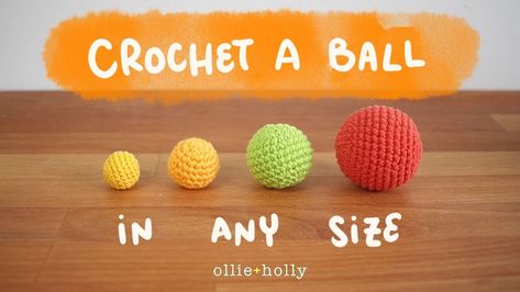 Crochet 8 Ball, Crochet A Ball, Crochet Balls, Knitting For Charity, Crochet Ball, Aran Weight Yarn, Design Basics, 8 Ball, Single Crochet Stitch