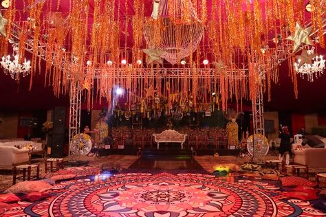 Pakistani Mehndi Decor, Mehndi Stage Decor, Mehndi Stage, Asian Wedding Decor, Pakistani Wedding Decor, Mehendi Decor Ideas, Instagram Event, Pakistan Wedding, Dance Floor Wedding