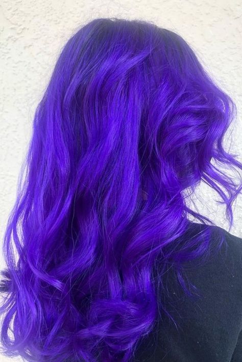 Bright Purple Hair, Embrace Natural Hair, Indigo Hair, Bright Blue Hair, Dyed Hair Purple, Arctic Fox Hair Color, Bold Hair Color, Bright Hair Colors, Gorgeous Hair Color