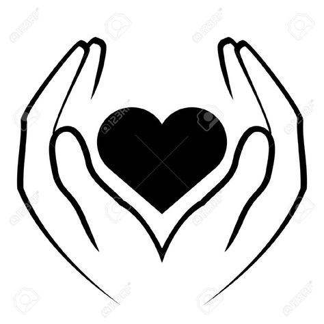 GOD’S LOVE WILL CHANGE THE WORLD Drawing Ideas Hands, Praying Hands Drawing, Pray Tattoo, Hand Holding Something, Hands Holding Heart, Hand Clipart, Prayer Hands, Hand Images, Hand Pictures