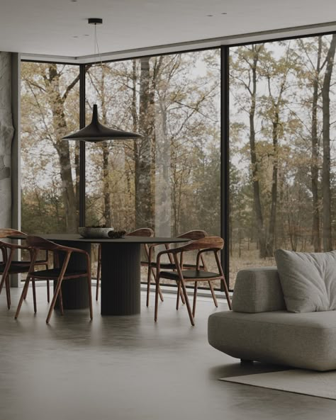 HOUSE IN THE FOREST :: Behance Mid Century Modern Bedroom Ideas, Mid Century Modern Living Room Furniture, House In The Forest, Home Decor Videos, Modern Bedroom Ideas, Design Ceiling, Mid Century Modern Bedroom, Decor Videos, Mid Century Modern Living