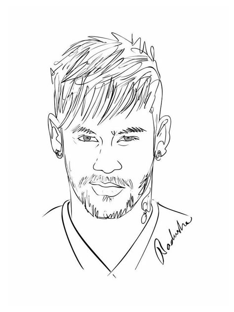 Neymar Drawing Art, Neymar Jr Art Drawing, How To Draw Neymar, Neymar Drawings, Neymar Jr Sketch, Football Players Drawing, Neymar Sketch, Neymar Jr Drawing, Neymar Jr Art