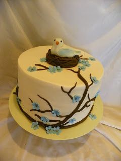 Lizard Cake, Kue Fondant, Baby Shower Congratulations, Grandma Cake, Shower Vintage, Cupcakes For Boys, Bird Nests, Vintage Baby Shower, Baby Shower Vintage