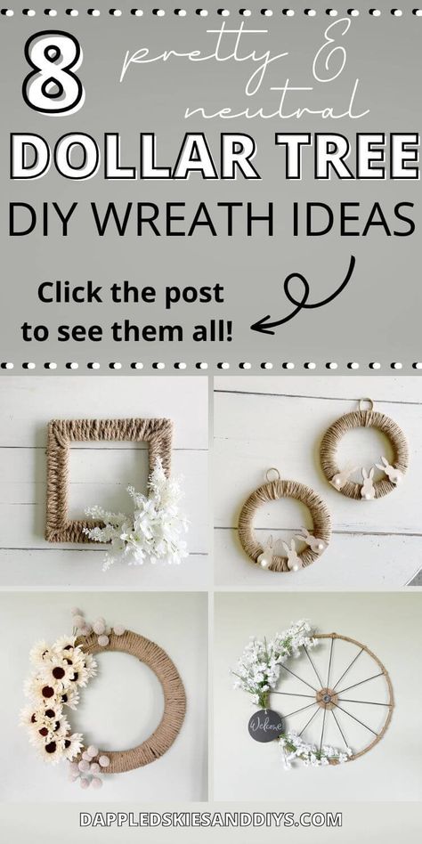 Dollar Store Wire Wreath Ideas, Single Wire Wreath Ideas, Twine Wreath Diy, Dollar Tree Wreath Form Ideas, Diy Welcome Wreath, Wreath Signs Diy, Rope Wreaths Diy, Jute Wreath Diy, Wire Wreath Ideas Diy