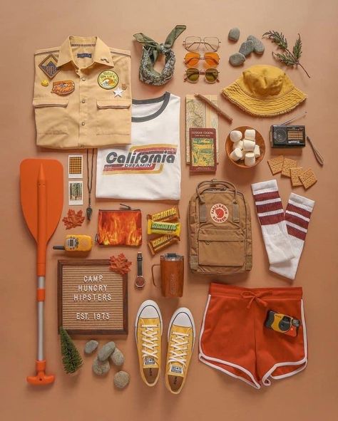 70s Summer Camp Outfits, Summer Camp Moodboard, Retro Summer Camp Outfits, Retro Camp Party, 70s Summer Camp Aesthetic, Retro Camping Aesthetic, Summer Camp Vibes Aesthetic, 70s Camping Aesthetic, Adult Summer Camp Activities