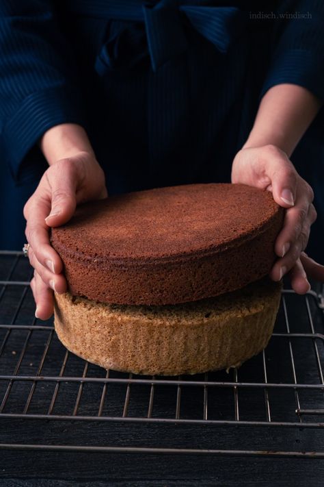 How to make a Basic Whole Wheat Sponge Cake in Oven or Microwave Whole Wheat Cake, Cake In Microwave, Basic Sponge Cake, Oven Top, Microwave Cake, Ghee Butter, Making Cakes, Vanilla Icing, Microwave Cooking