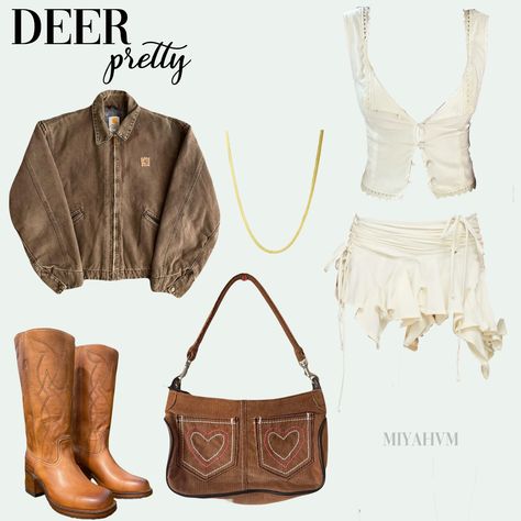 Deer Outfit Aesthetic, Bambi Girl Aesthetic, Bambi Pretty, Fawn Outfit, Bambi Halloween, Bambi Costume, Deer Pretty, Outfit Inspo Western, Deer Halloween Costumes