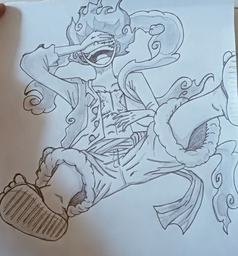 Orewa Monkey D. Luffy. Luffy Gear 5 Drawing Sketch, Luffy Gear 5 Sketch, Monkey D Luffy Sketch, Luffy Drawing Easy, Luffy Drawings, Luffy Gear 5 Drawing, Monkey D Luffy Drawing, Luffy Drawing, Luffy Gear5