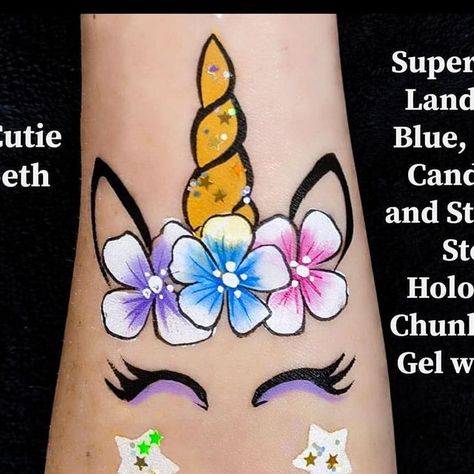 Face Painter / Elizabeth Gale on Instagram: "A super quick unicorn arm idea from @facepaintforumshop. I think we will all be painting more arms than faces for a while! 🦄. #unicornarm #unicornfacepaint #unicornfacepainting #facepaint #facepainter #facepaintforumshop #unicorn #unicorns #stepbystep #tutorials #farnhamfacepainter #surreyfacepainter" Face Painting Unicorn, Arm Painting, Face Paintings, Unicorn Face, Face Tattoos, Painted Sticks, Facepaint, Painting For Kids, Face Painting