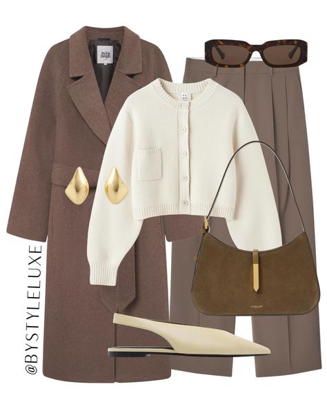 BEIGE & BROWN COATS - styling 3 new in coats at different price points to suit your budget. All gorgeous brown beige tones that go well with anything neutral in your wardrobe. Let me know your fave look! 🍂🤎🧦 Comment LINKS below to receive a DM with the link to shop this post on my LTK. Links will also be in today’s stories and saved in ‘Oct Outfits’ highlight ⁣⁣#instafashion #ootdinspo #fallfashion #styleinspo #streetstyle #fallstyle #falltrends #beigeaesthetic #workwear #autumnoutfits #au... Oct Outfits, Brown And Beige Outfit, Beige Shoes Outfit, Tan Cardigan Outfit, Autumn Closet, Ltk Outfits, Brown Coats, Fit Checks, Winter Ootd