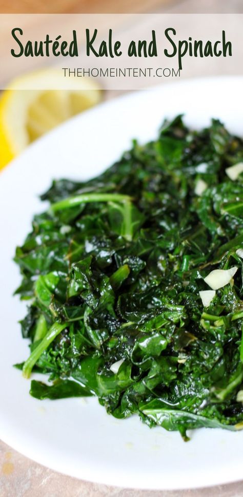 Kale Recipes Sauteed, Kale Side Dish, Kale Recipes Healthy, Leafy Greens Recipes, Spinach Side, Spinach Side Dish, Spinach Recipes Healthy, Spinach Recipes Vegan, Spinach Healthy