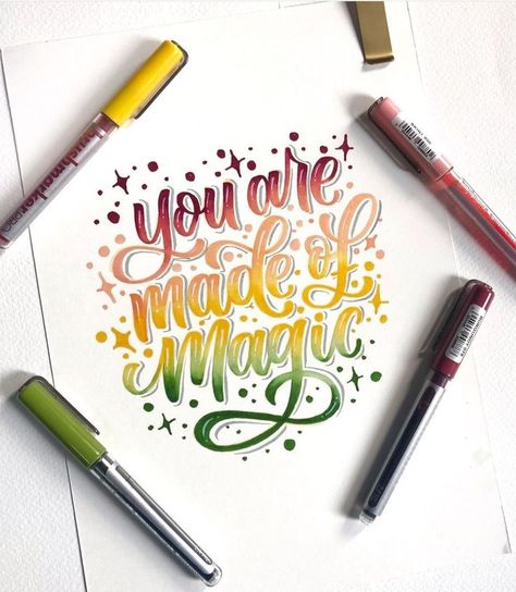 Pin by Jennifer Flanagan-Leger on Quotes in 2022 | Brush pen lettering, Hand lettering quotes, Hand lettering worksheet Hand Lettered Quotes Doodles, Quotes Hand Lettering, Calligraphy Quotes Doodles, Pen Lettering, Brush Lettering Quotes, Hand Lettering Worksheet, Brush Pen Lettering, Modern Hand Lettering, Graffiti Lettering Fonts