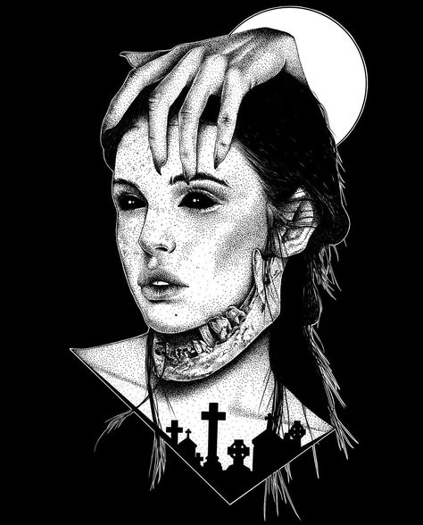 Choose Her, Girl Face Tattoo, Why Her, Creepy Tattoos, Horror Artwork, Dark Artwork, Dark Art Tattoo, Tattoo Style Drawings, Tattoo Art Drawings