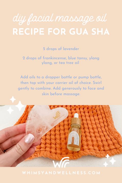 facial massage oil for gua sha Gua Sha Oil Diy, Facial Oil For Gua Sha, Oil For Gua Sha, Face Massage Oil, Facial Massage Oil, Gua Sha Tutorial, Massage Oils Recipe, Diy Massage Oil, Facial Puffiness