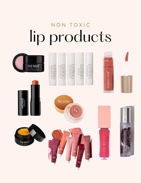 Lip products without the nasty chemicas 🤢#nontoxic #cleanbeauty #nontoxiclip #lipstick #lipgloss Non Toxic Lip Balm, Non Toxic Lipstick, Toxic Lipstick, Toxic Makeup, Healthy Skin Care Routine, Nontoxic Beauty, Natural Beauty Makeup, Non Toxic Makeup, Makeup Images