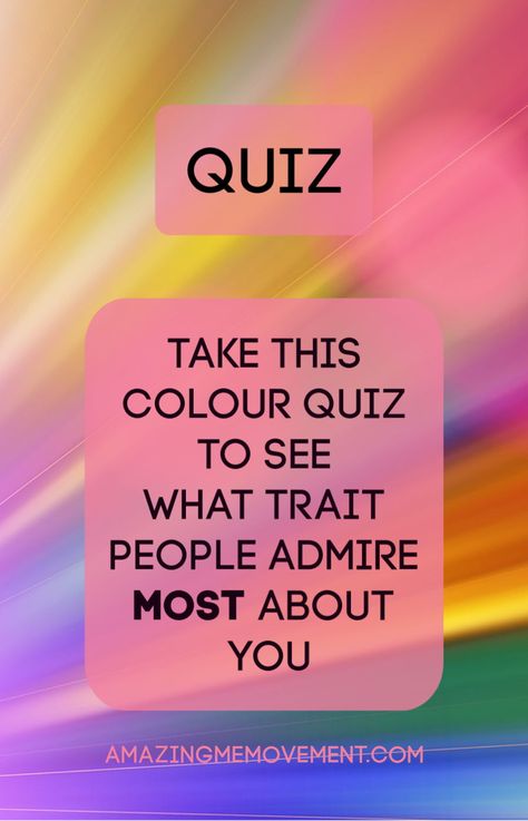 What trait do people admire most about you? Take this colour test to find out now  #whoareyou #personalityquizzes #psychologytest #testsandquizzes #quizzesforwomen #quizzesforteens #buzzfeedquizzes #playbuzzquizzes #quizzesaboutyourself #triviaquizzes #relationshipquizzes #generalknowledgequizzes Colourblind Test, What Colour Are You Quiz, What Color Are You Quiz, True Colors Personality Test, Quizzes For Teenagers, True Colors Personality, Color Personality Test, Quizzes Funny, Playbuzz Quizzes