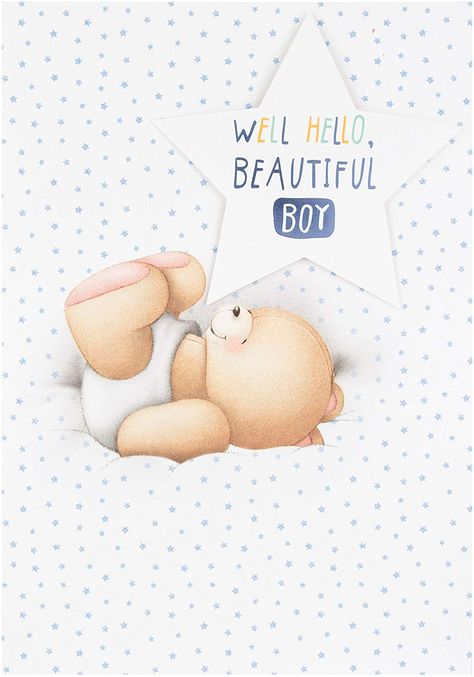 Forever Friends Cards, Forever Friends Bear, Baby Scrapbook Album, Gift Tags Birthday, Blue Nose Friends, Boys Sticker, Forever Friends, Wishes For Baby, Hello Baby