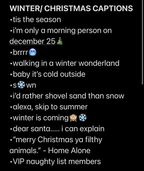 Christmas Tree Captions For Instagram, Xmas Captions For Instagram, Christmas Ig Post, December Captions, Nail Captions, Winter Captions For Instagram, Winter Captions, Igs Ideas, New Year Captions