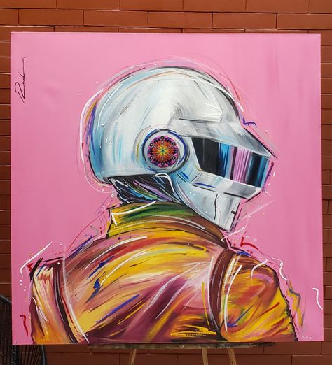 Oil painting Daft Punk Daft Punk Art, Punk Art, Project Board, Poster Ideas, Daft Punk, Personal Project, Art Projects, Oil Painting, Art