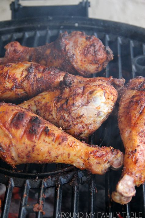 Sweet and spicy...these Giant Fair-Style Turkey Legs are even better than the fair and will put a smile on kids' faces everywhere. Grilled Turkey Legs, Rotisserie Turkey, Roasted Turkey Legs, Turkey Leg Recipes, Smoked Turkey Legs, Bbq Turkey, Turkey Brine Recipes, Smoked Turkey Recipes, Turkey Legs