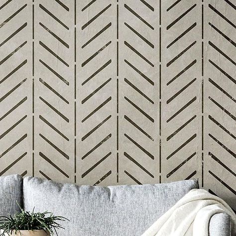 Amazon.com: PINKIPO®, Rustic Herringbone, (16"x40") XL Stencil, Boho Large Wall Stencil, Modern Geometric Wall Stencils for Painting, Stencils for Walls, Chevron Wall Stencil : Tools & Home Improvement Chevron Wall Stencil, Geometric Wall Stencil, Stencils For Walls, Large Wall Stencil, Geometric Stencil, Painting Stencils, Stencil Painting On Walls, Stencils For Painting, Chevron Wall