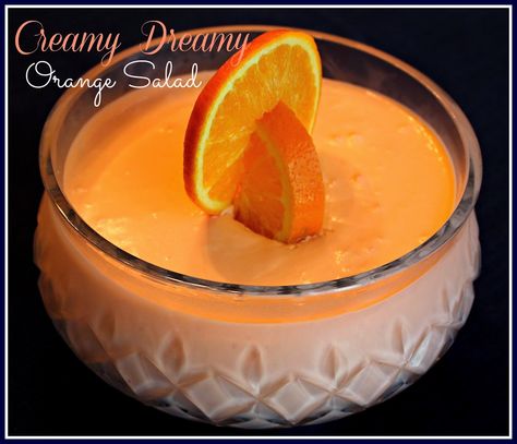 Sweet Tea and Cornbread: Creamy Dreamy Orange Salad! Fluff Salad Recipes, Gelatin Salad, Cornbread Recipes, Sliced Peaches, Fluff Salad, Classic Southern Recipes, Pudding Ice Cream, Quiche Dish, Stick Butter