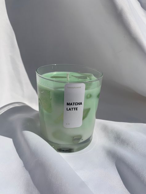 Matcha Gift Ideas, Matcha Candle, Candle Scents, Matcha Milk, Iced Matcha Latte, Vanilla Milk, Matcha Drink, Iced Matcha, Cozy Candles