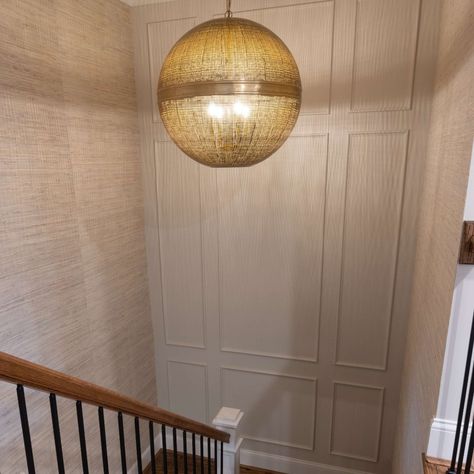 stairwell wallpaper • Instagram Wallpaper Hallway Stairs, Stairwell Wallpaper, Wallpaper Stairwell, Landing Wallpaper, Stairway Wallpaper, Stairwell Ideas, Wallpaper Hallway, Hallway Stairs, Wallpaper Instagram